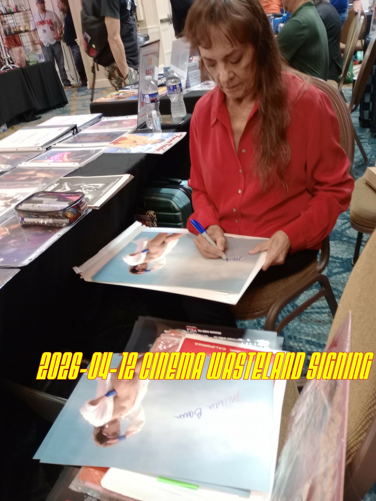 MICHELLE BAUER SCREAM QUEEN COLOR PHOTO AUTOGRAPHED BEACH 11×17