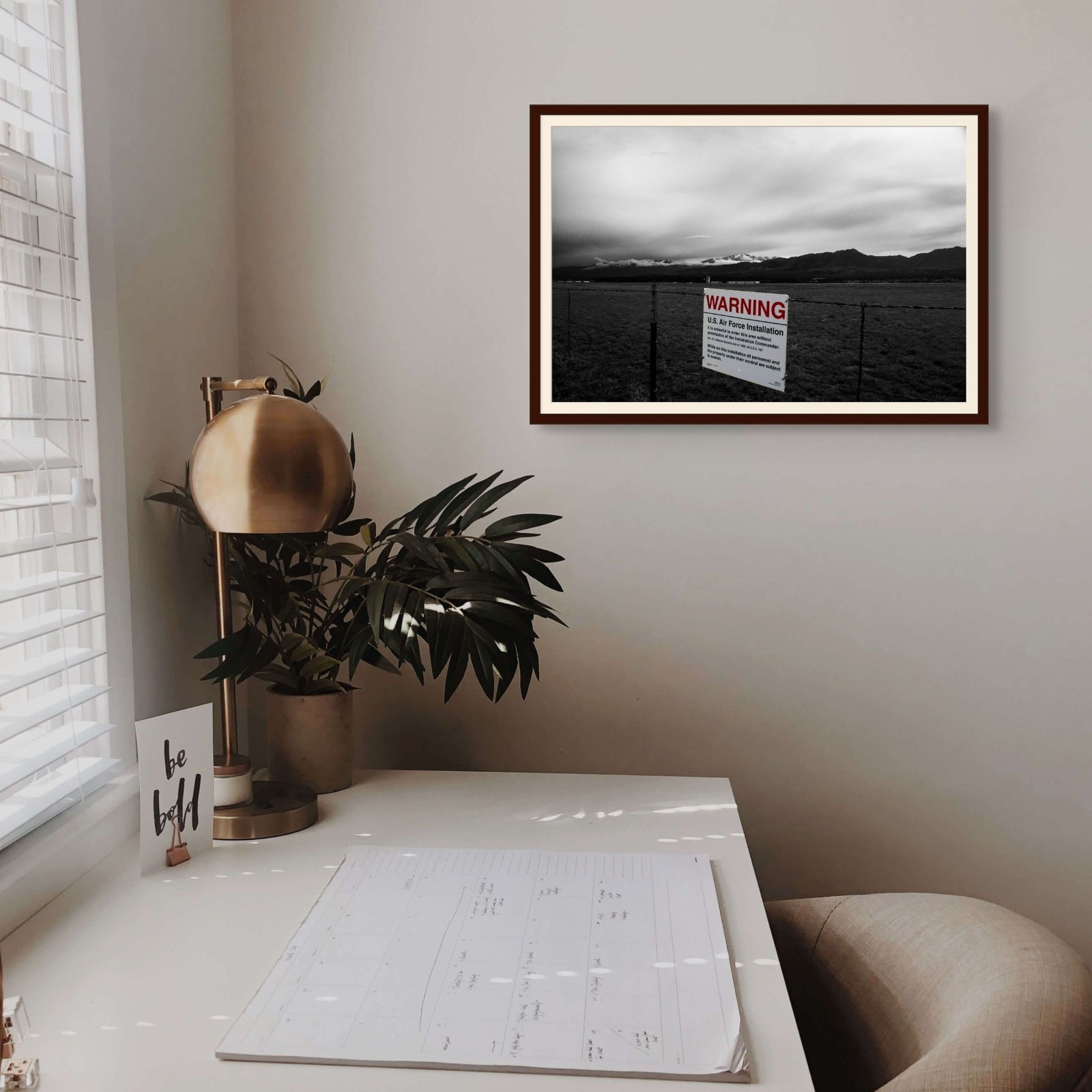 13×19 Fine Art Photography Print – Ominous Airfield – Archival Photo Paper