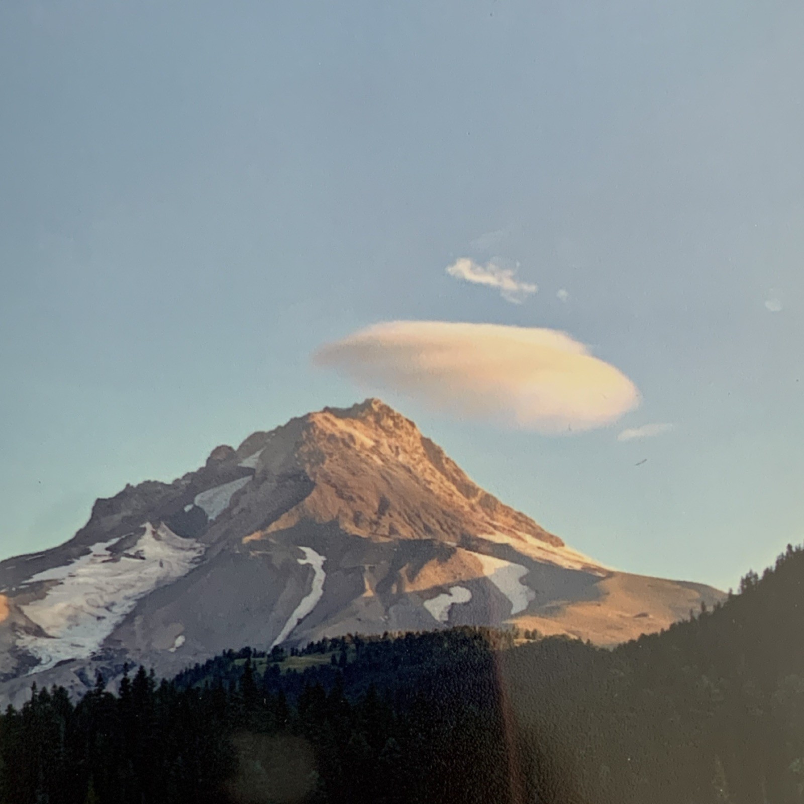Minimalist Signed Matted Mt. Hood OR Photography Print