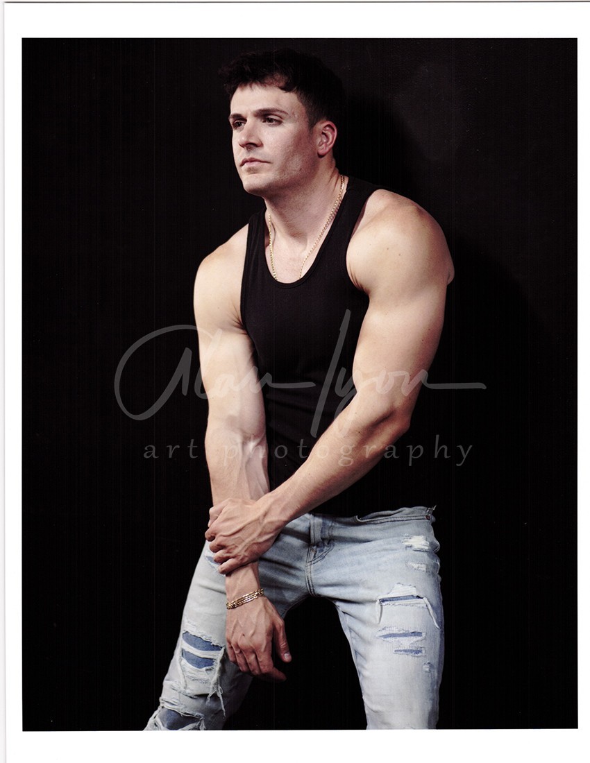 11 X 8.5 Alan Lyon Original Male Photo gay interest (5) Phil jeans