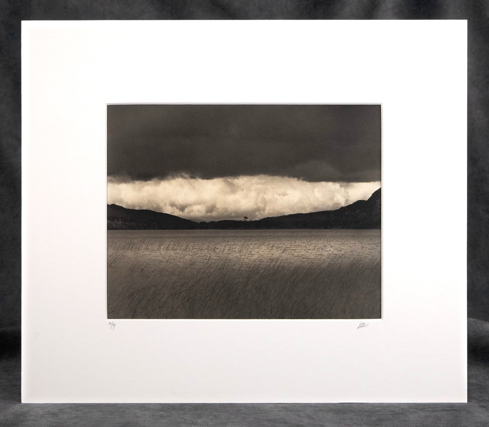LUCA PARADISI, Platinum Palladium Print, Caragh Lake, Ireland, Limited, #21/24