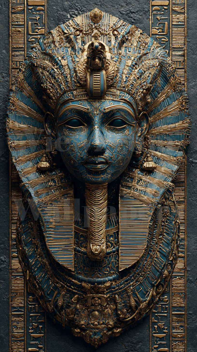 Digital Egyptian Ruler_b Wallpaper 9b 9:6 Aspect Ratio | Smartphone Ready