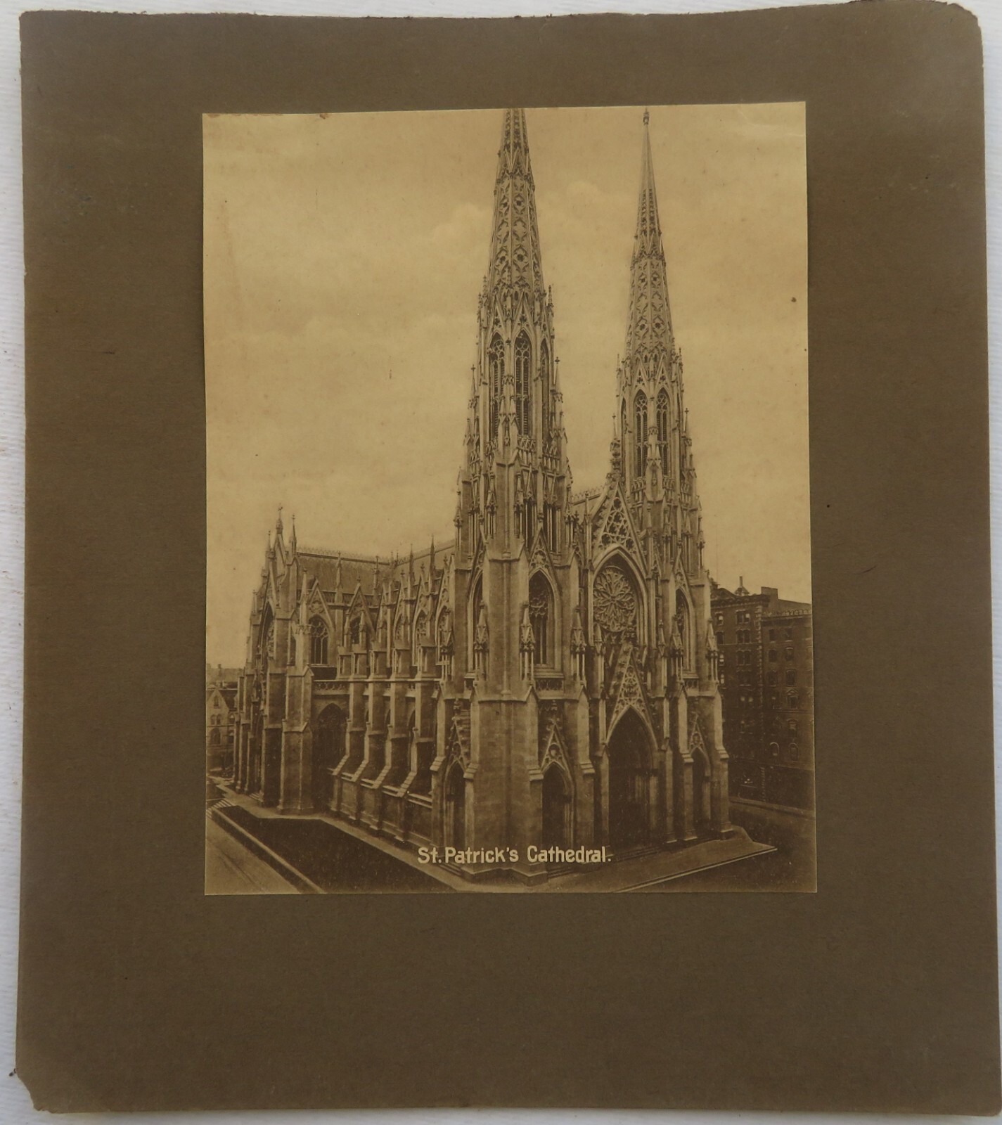 1903 NEW YORK National Art View Co Architect Monument Print photo Album sheets