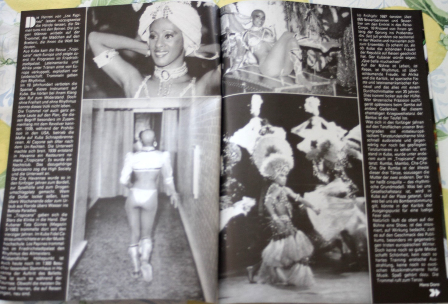 Photos sheet 1988 GDR woman girl nude art the magazine vintage BG