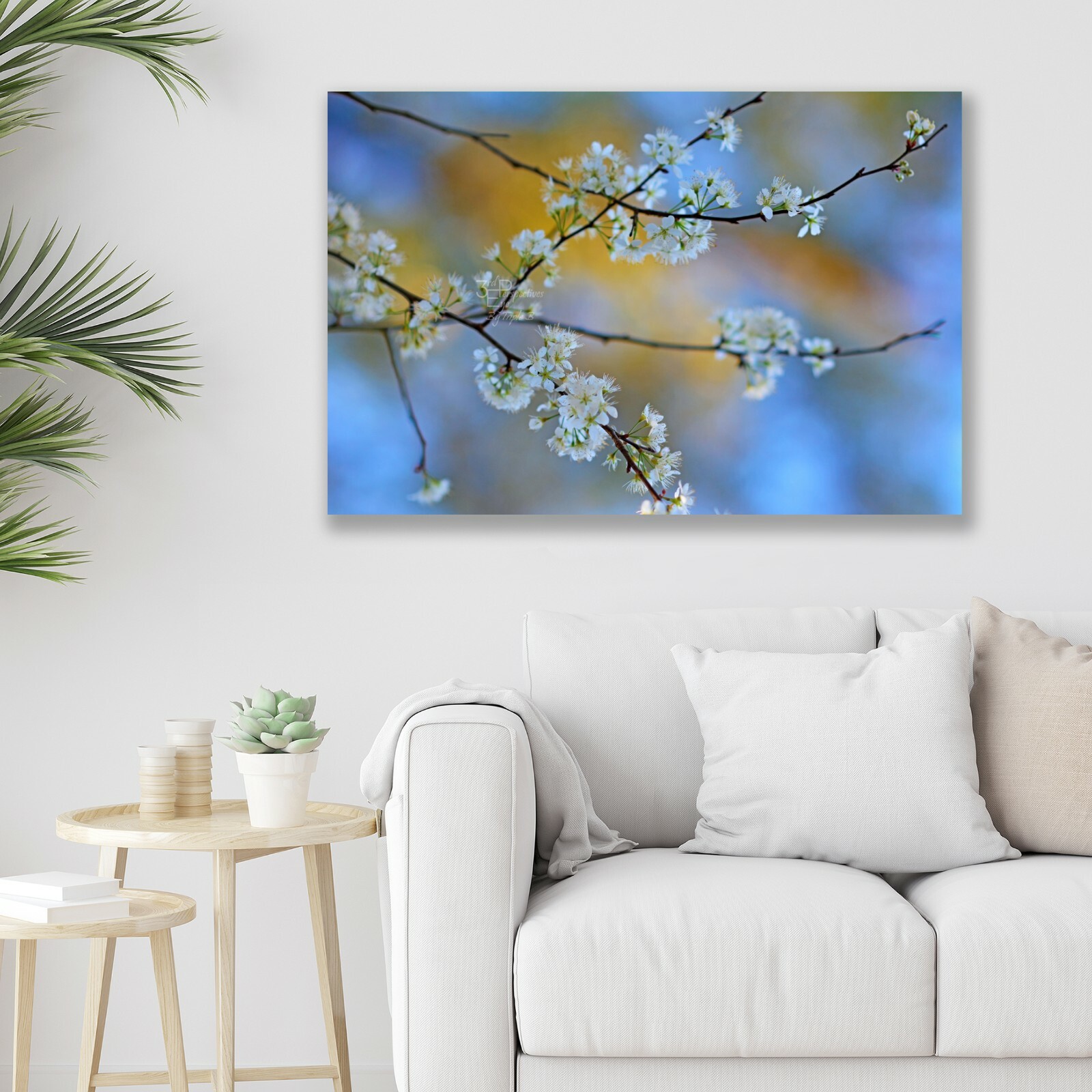 Abstract Floral, Flower, Nature Art – Fine Art Photo on Metal, Canvas or Paper