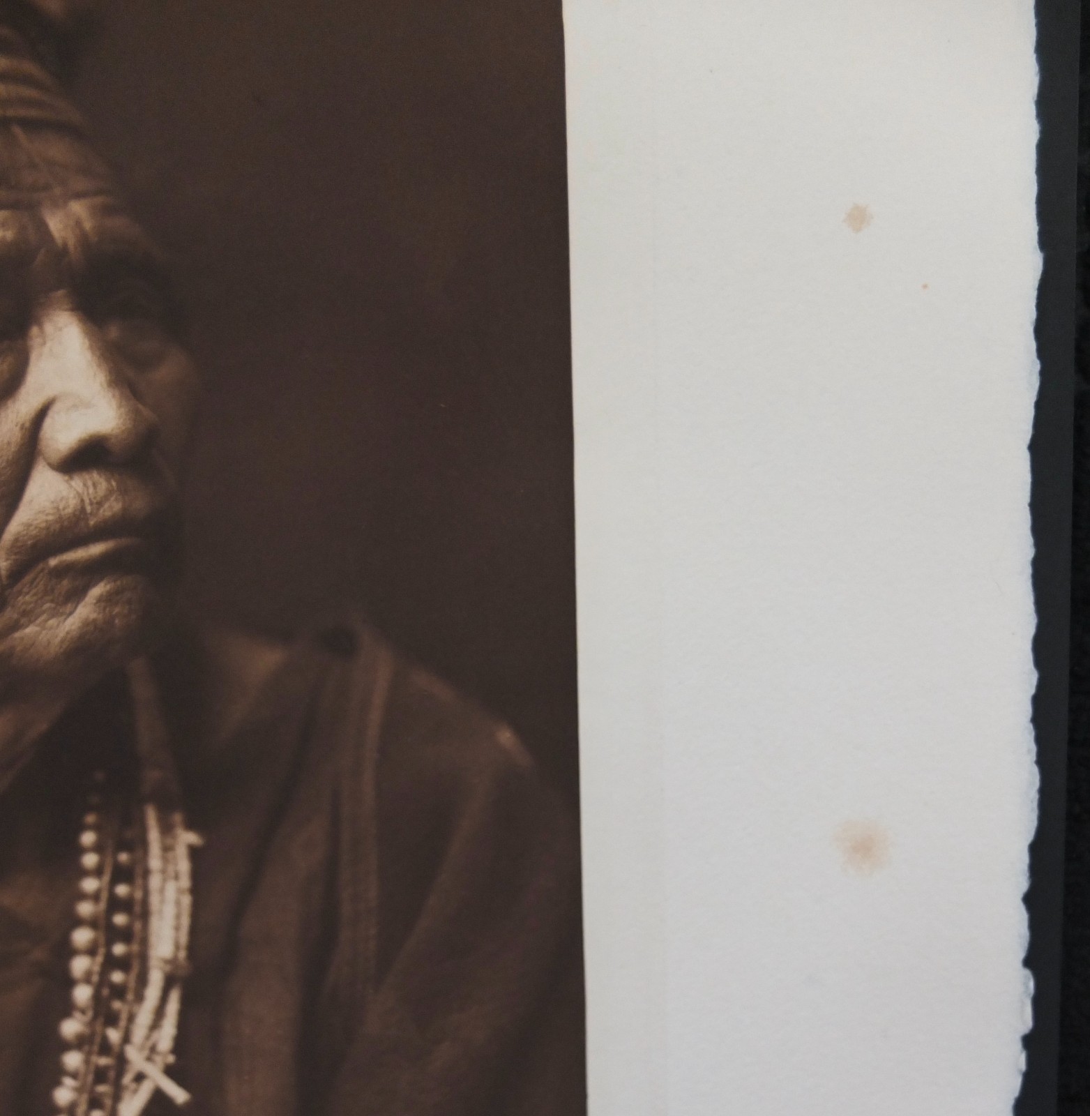 Edward S. Curtis Nesjaja Hatali Navaho From Original 1904 Photogravure Negative