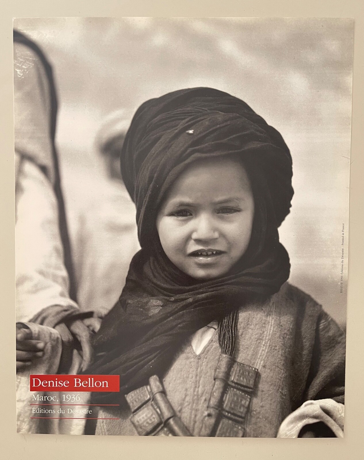 DENISE BELLON,’MOROCCO,1936′ AUTHENTIC 1990 SMALL ART PRINT
