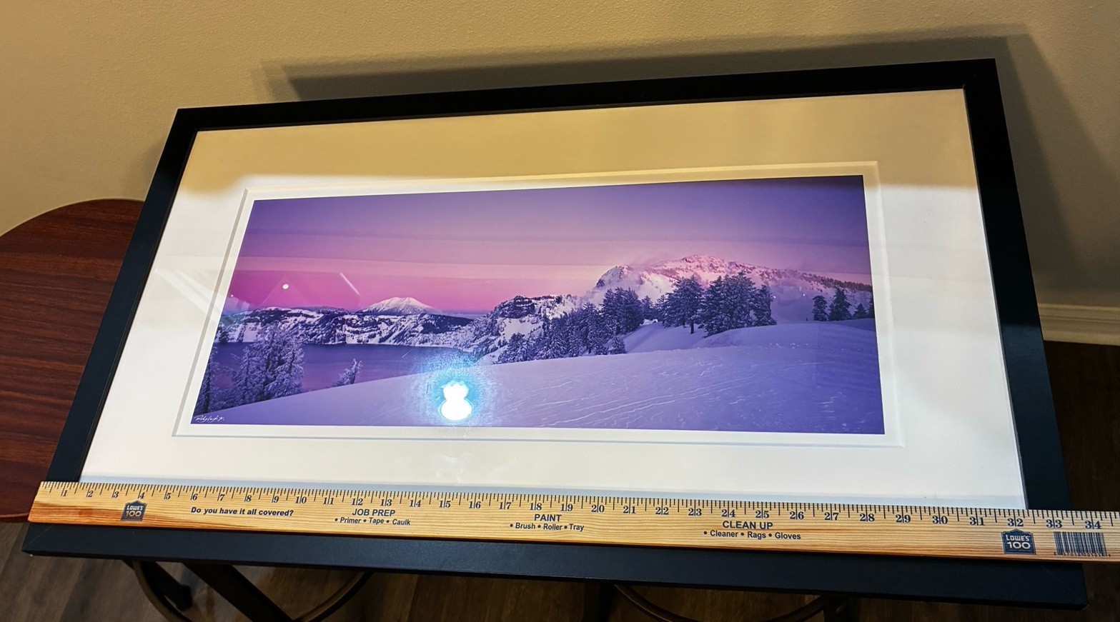 Rodney Lough Jr “Serenity Speaks” Signed Print And Framed Crater Lake