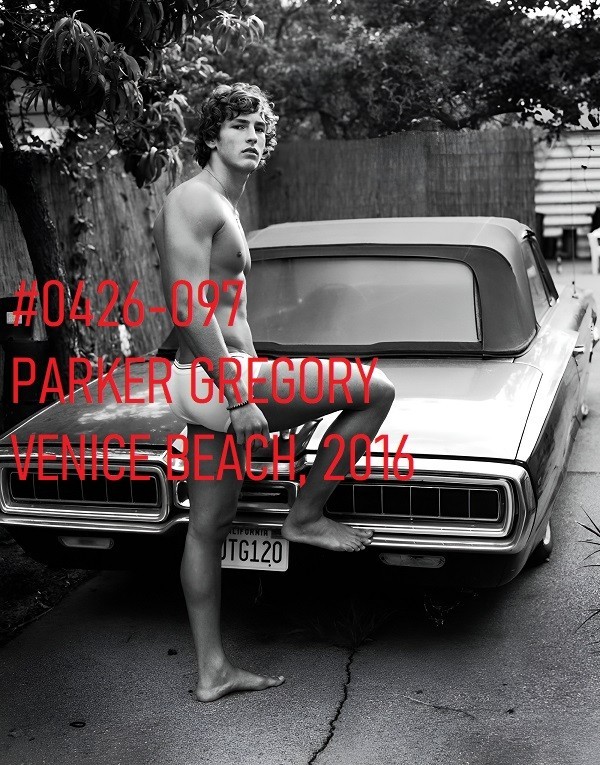 MALE PORTRAIT #0426-097 -men and cars series -parker -freeShipUS