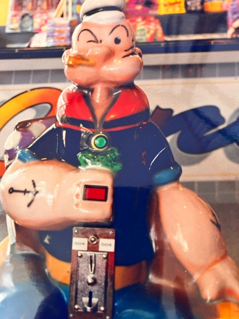 Popeye The Sailor Photo Print Original Art Photo Artist Signed 2001 11″ X 14″