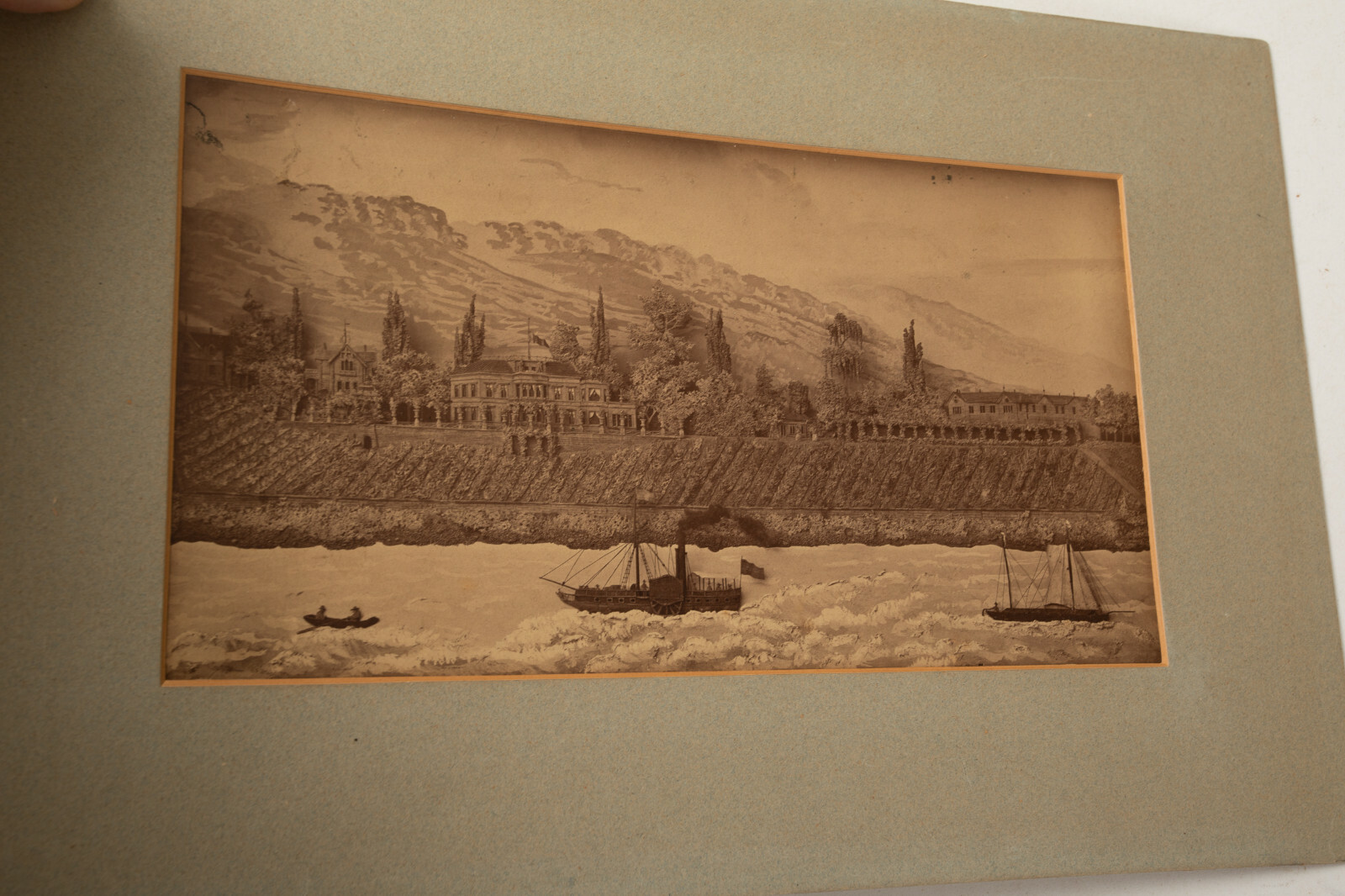 Talio-Chrome Print New Horizons (N6R) RH Palenske Etching Steamship Alaska Bay