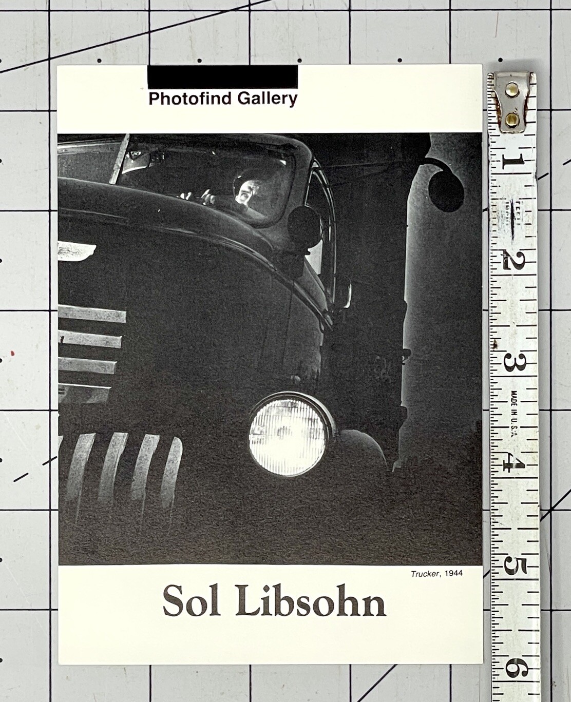 Sol Libsohn (1914-2001) Art Show Announcement Card 1988 – In America