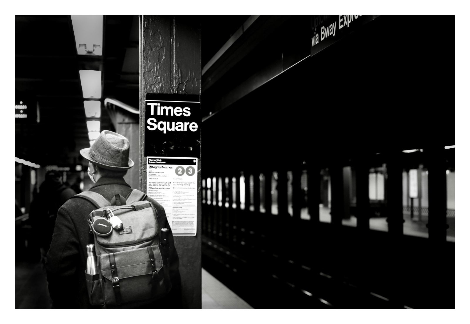 Black and White, New York City, Photography Print