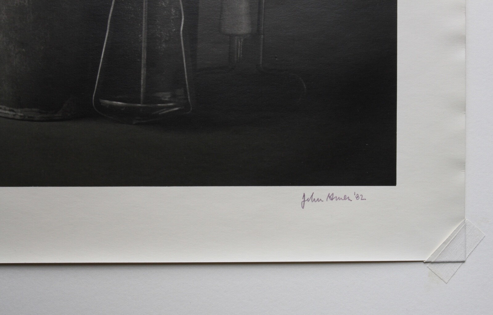 Original John Gruen signed Photograph Still Life 1982 Antique Utensils Kitchen