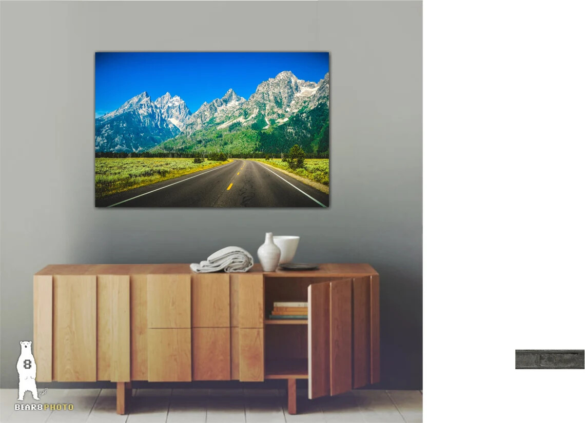 Teton National Park, Wyoming – Country Roads – Mountain Landscape Photography