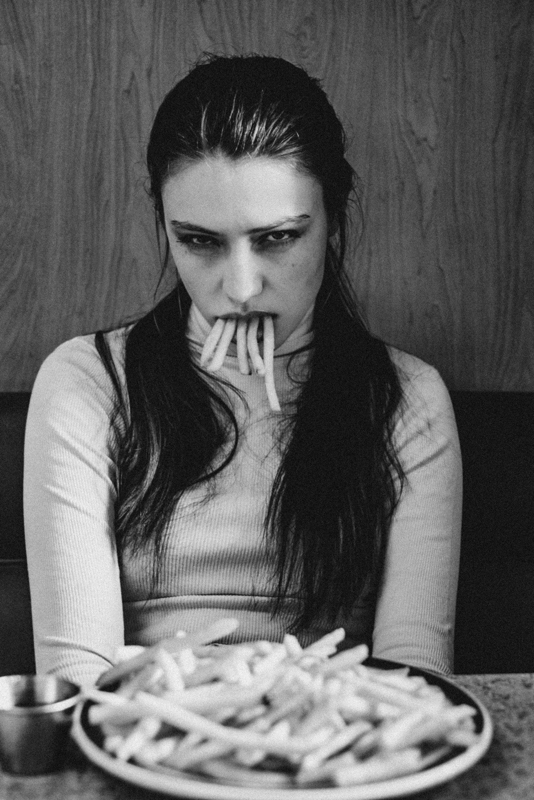 Art Model Clementine 8×12″ Archival Lustre Black and White Print B+W