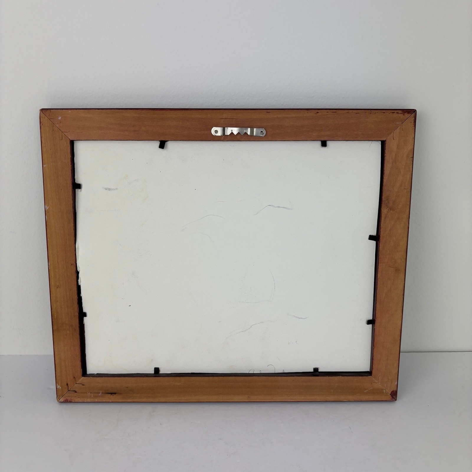 Framed Photo “Lion- Northern Frontier District Kenya” 12″ x 10.5″ Vintage