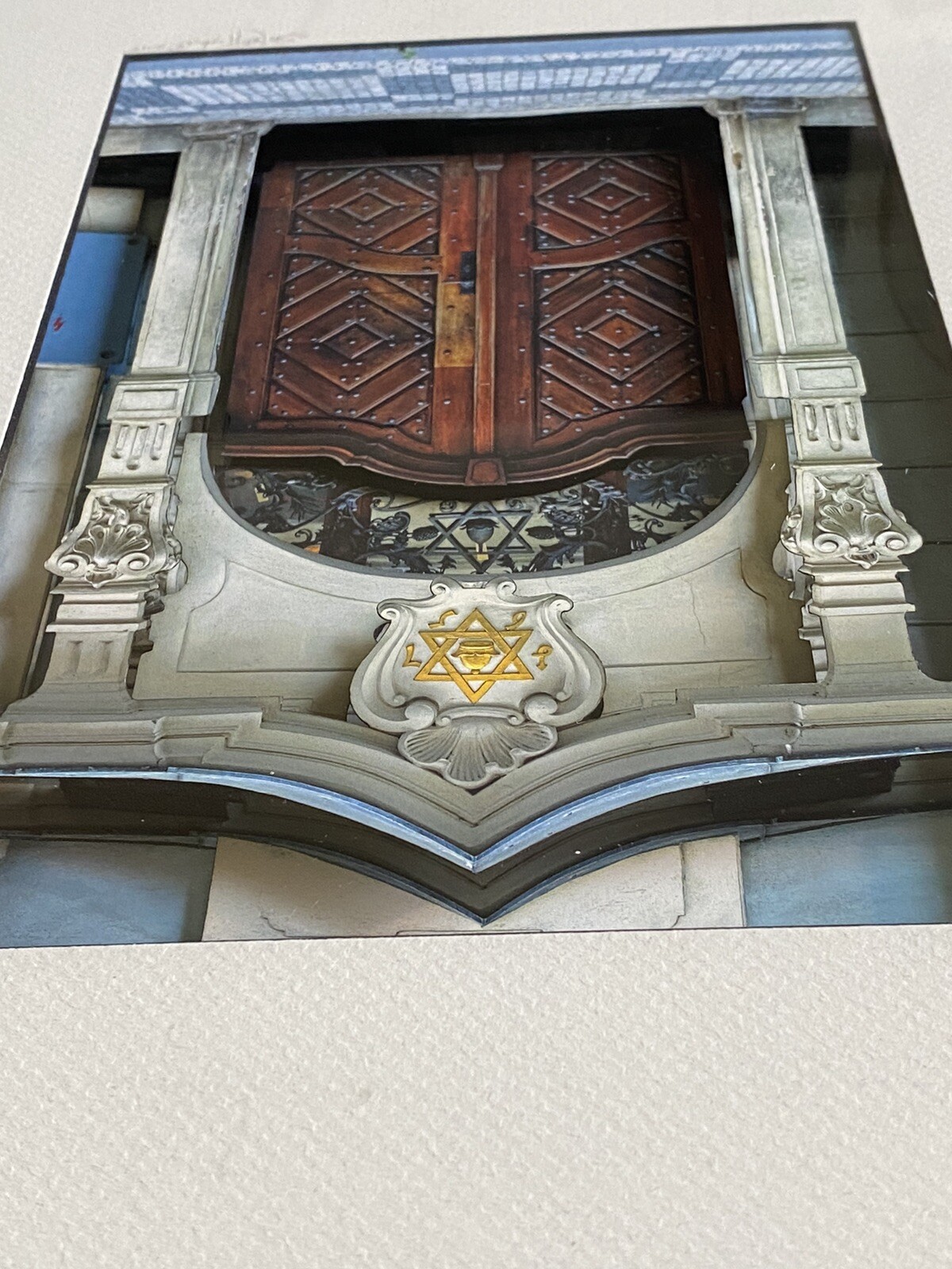 2015 3D Scott E. Matyjaszek Signed Artephax Framed Art Josefov Synagogue