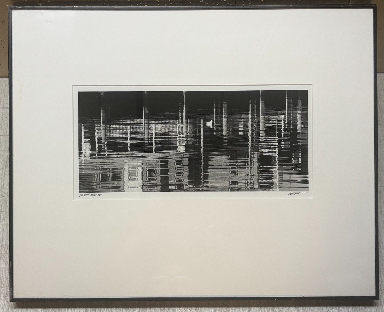 Vintage ALISON SHAW ‘Oak Bluffs Harbor, 1988’ MARTHA’S VINEYARD Gelatin PHOTO