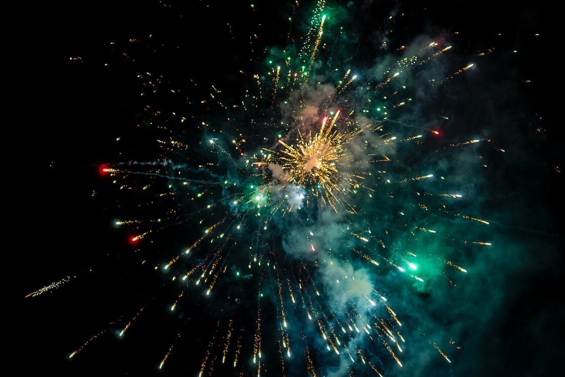 Digital Image Picture Photo Pic Wallpaper Background Fireworks Green Goddess 4
