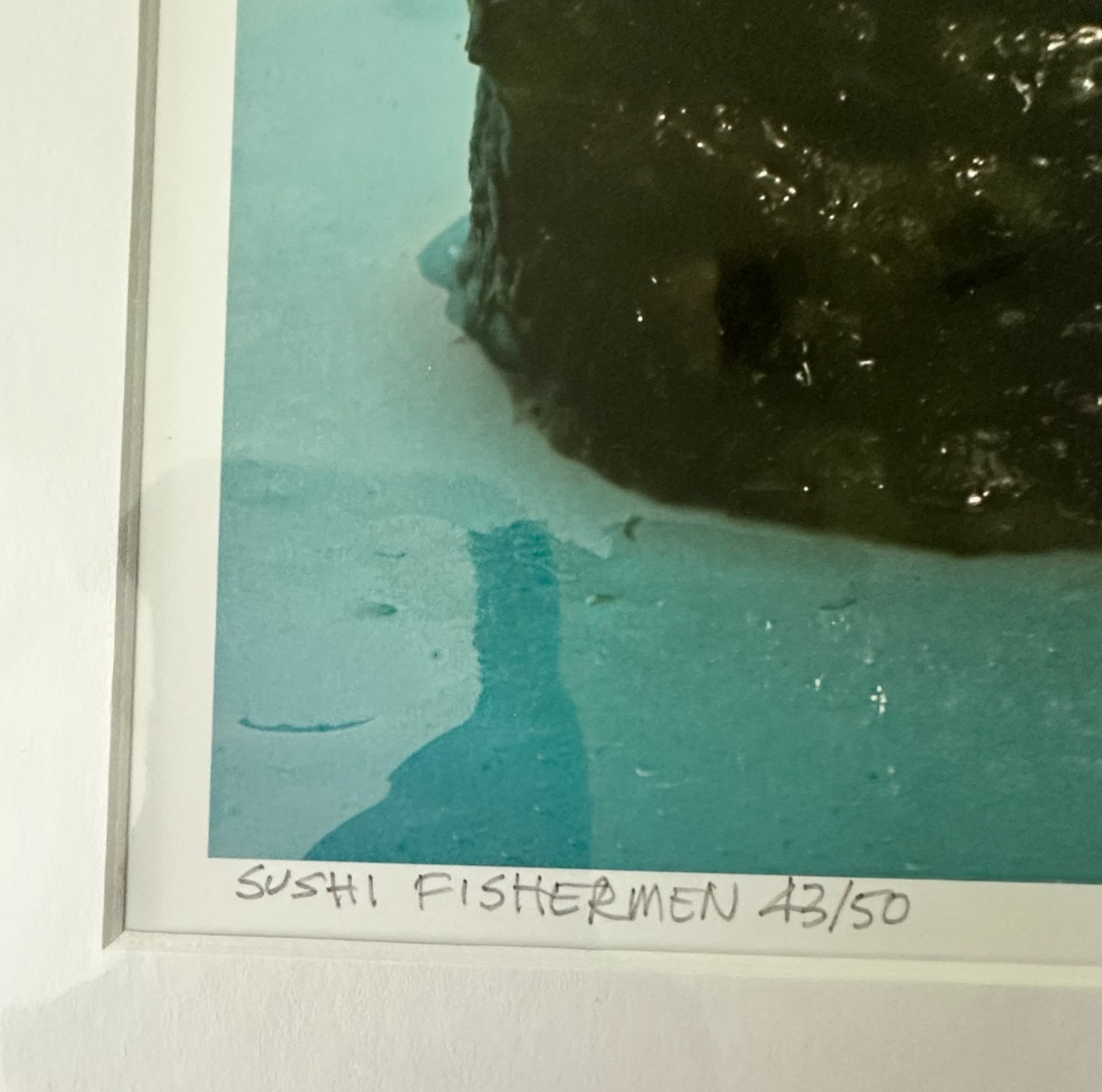 JUDY ROBINSON COX Photograph 8×10 Liliputian Series Sushi Fishermen 43/50 Matted