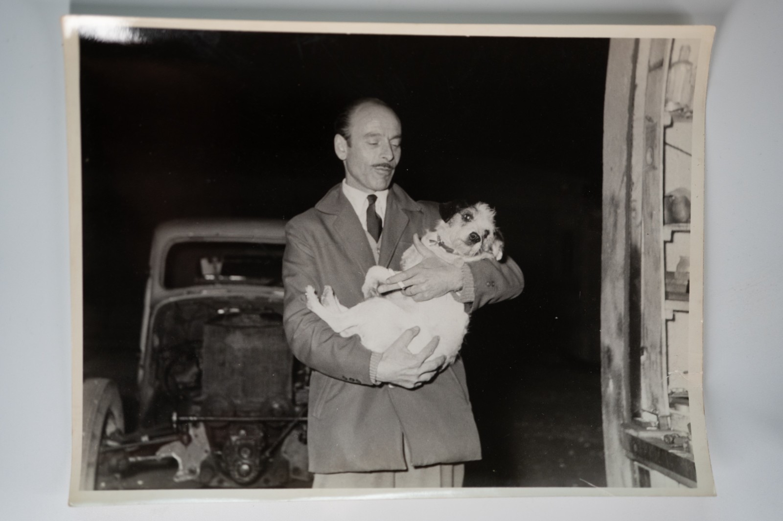 Authentic Vintage Photo Black and White Gelatin Silver Print 18x24cm France 1960