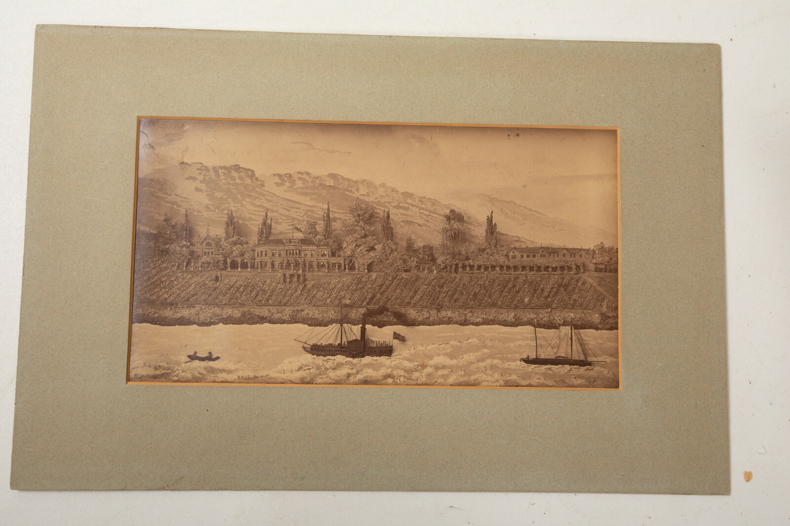Talio-Chrome Print New Horizons (N6R) RH Palenske Etching Steamship Alaska Bay