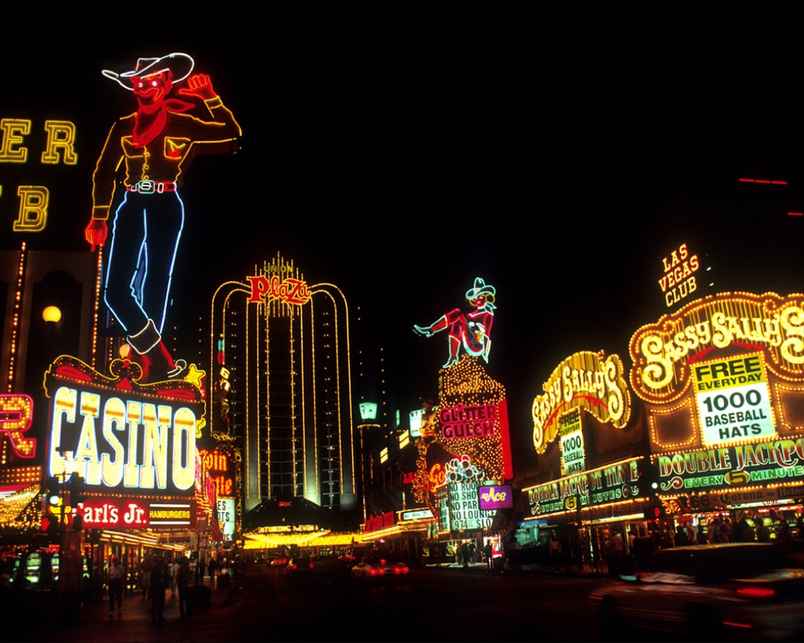 Fremont Street in downtown Las Vegas, Nevada 8″x10″ Photograph Print 8×10