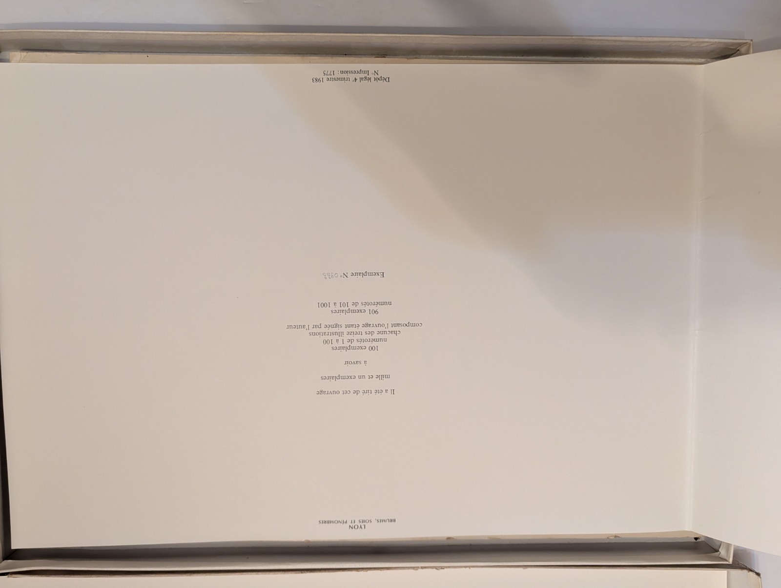 Portfolio of Prints “Lyon, Brumes, Soies et Pénombres” Jean-Marie Chourgnoz