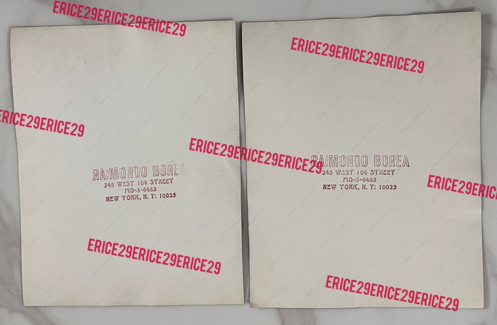 Oscar de Mejo Artist Contact Sheets By Photographer Raimondo Borea Studio Stamp