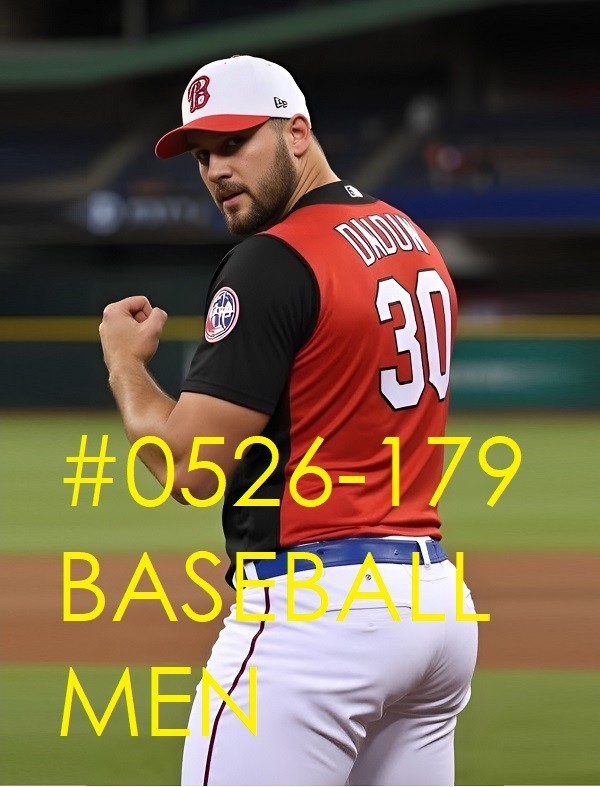 MALE PORTRAIT #0526-179- athletes series -baseball men-free ship/usa