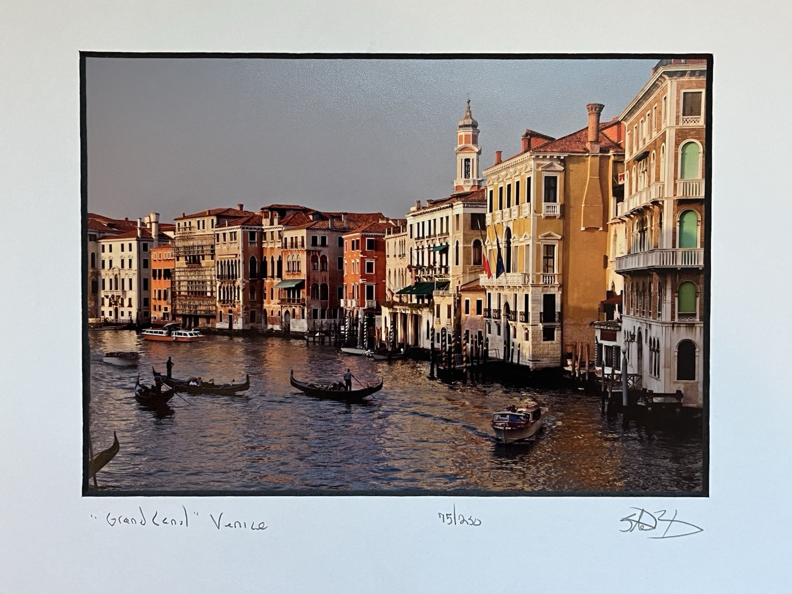 Travel Photography – Grand Canal In Venice Italy Print
