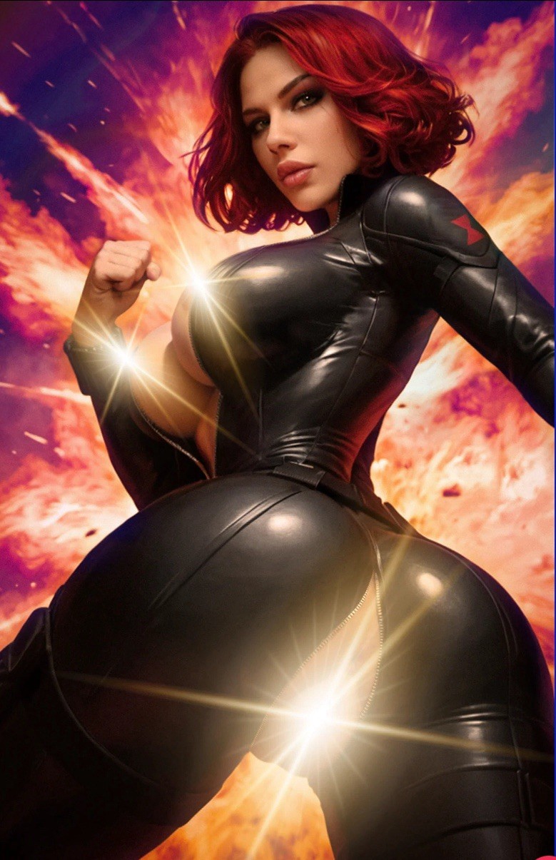 “Natasha” Black Widow • Foil* Fantasy Of Cosplay Art Book • Ltd 100 • Sold Out