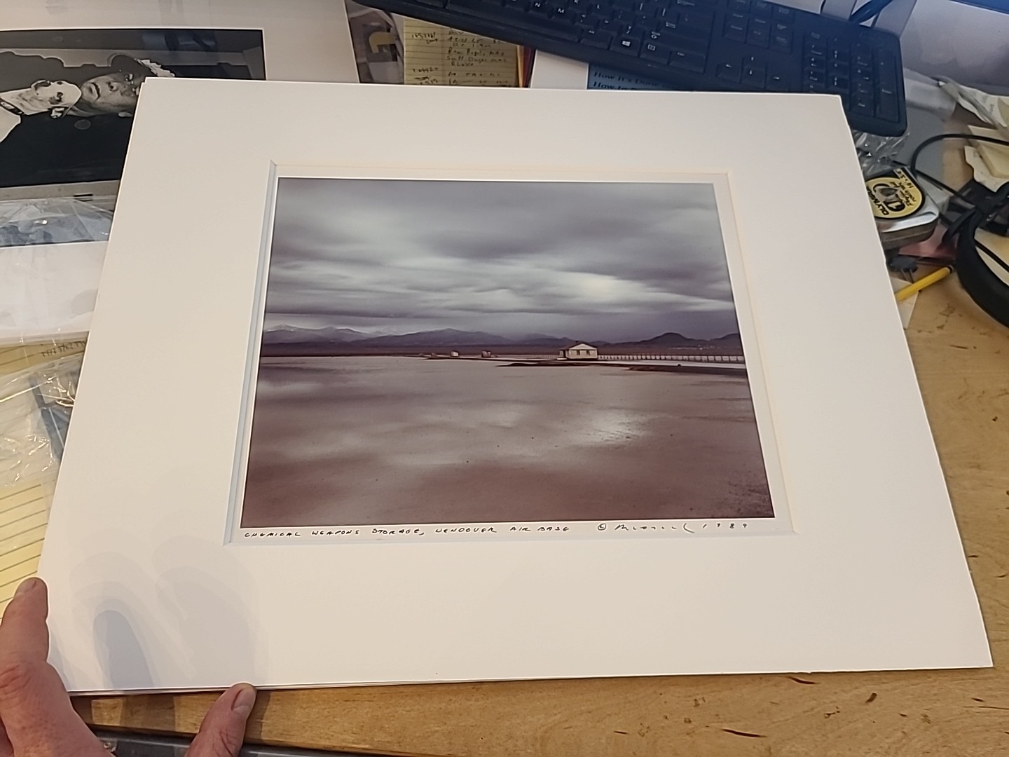 Richard Misrach Photograph Chemical Weapons Storage, Wendover Air Base Utah 1989