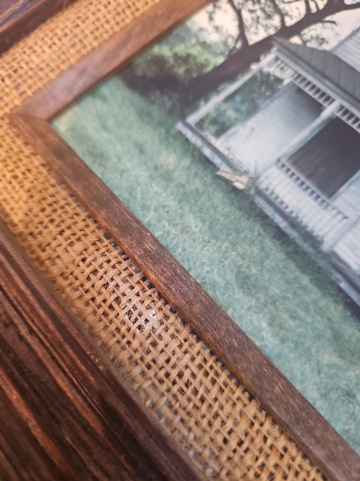 Richard Esterman Autographed Signed Vintage Farmhouse Sandusky Ohio Framed Art
