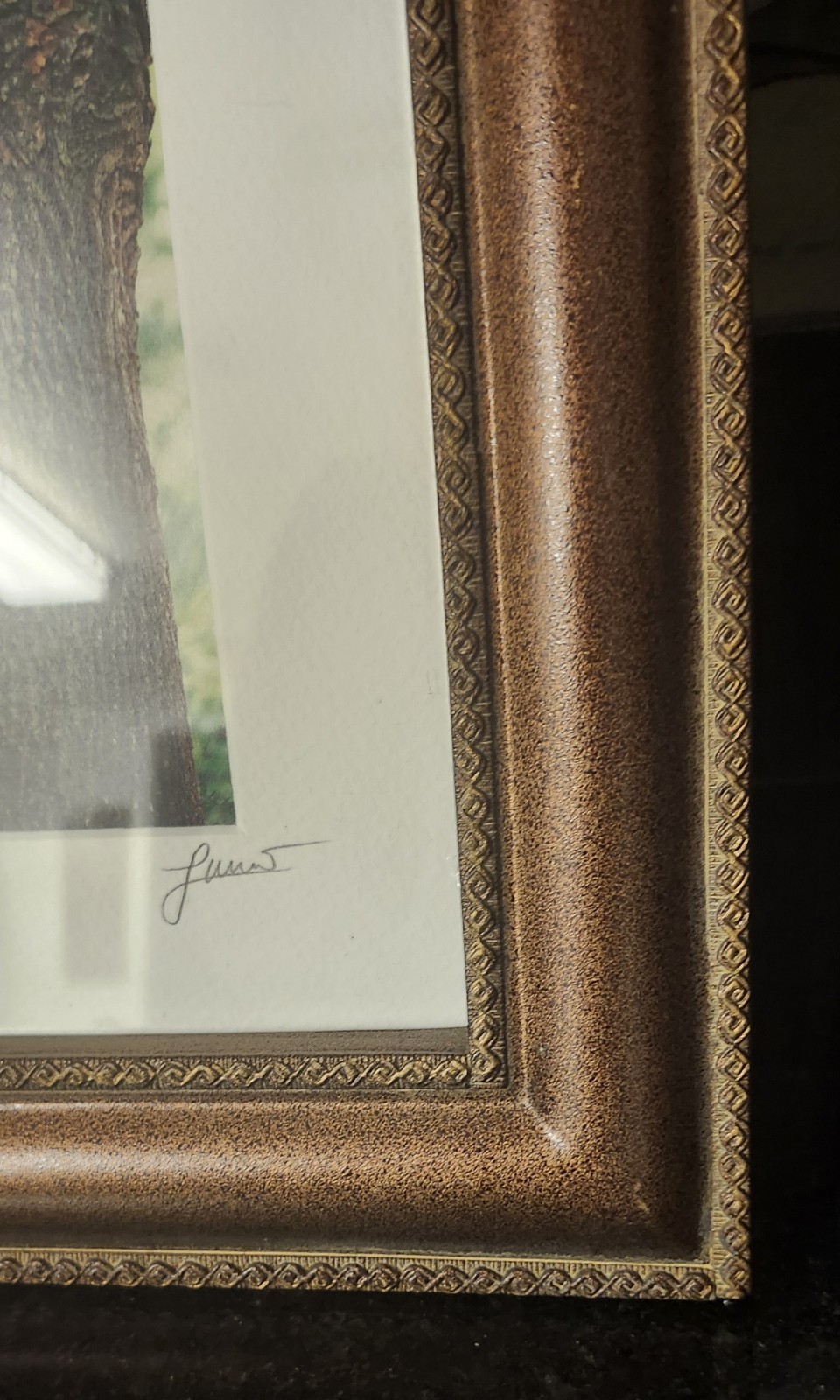 Luciano-Mario Duse Signed Numbered Christ In Tree