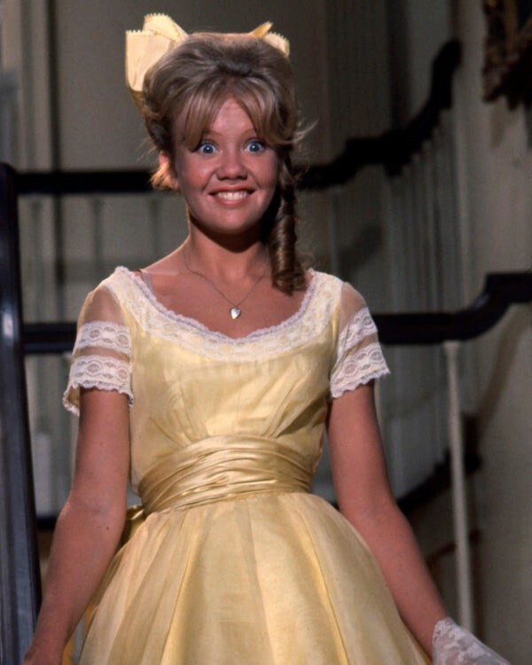 Hayley Mills smiling in yellow gold dress Summer Magic 16×20 Color Poster