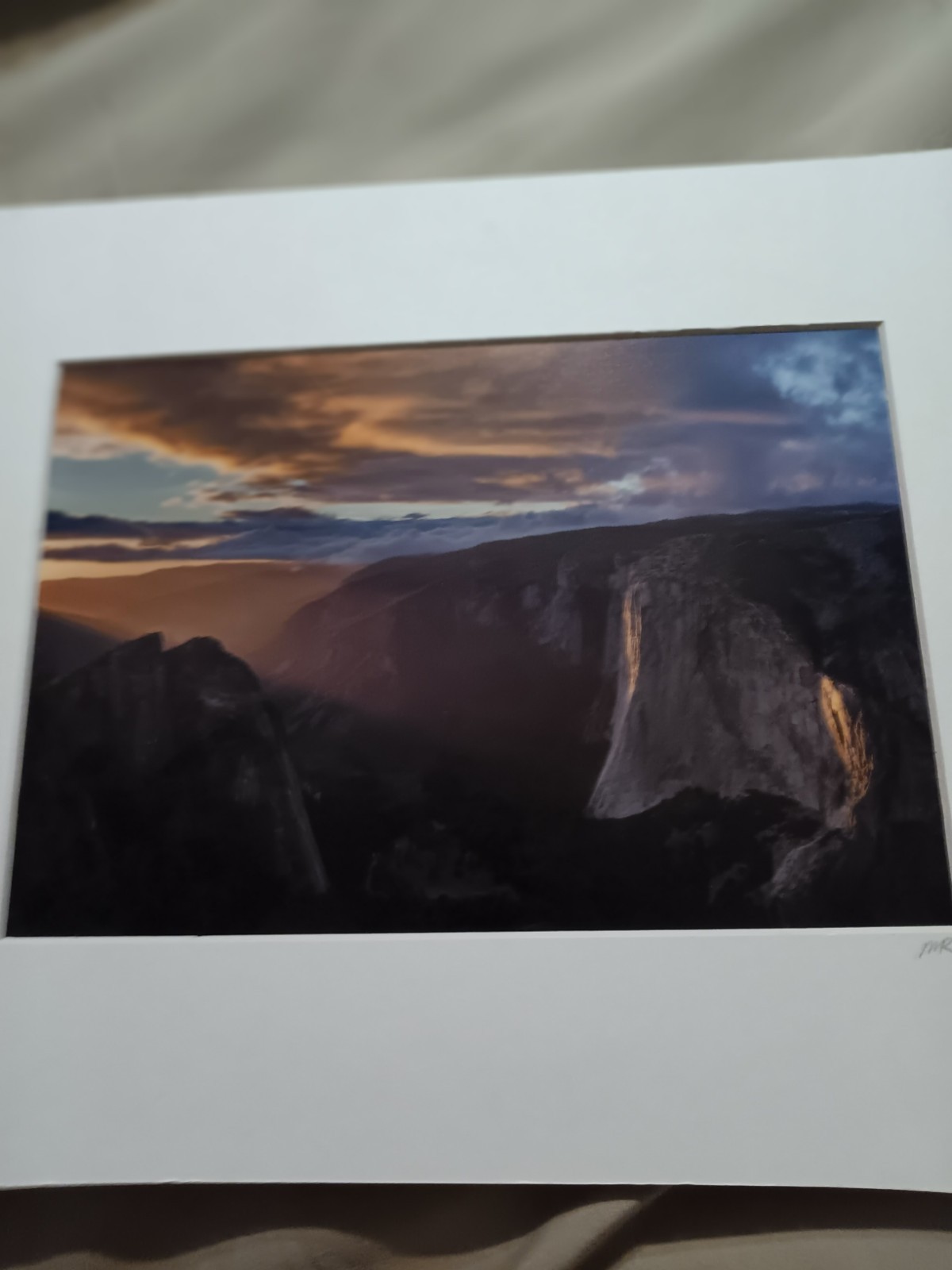Mike Reeves, Sunset, Taft Point, Yosemite National Park Photograph 2016