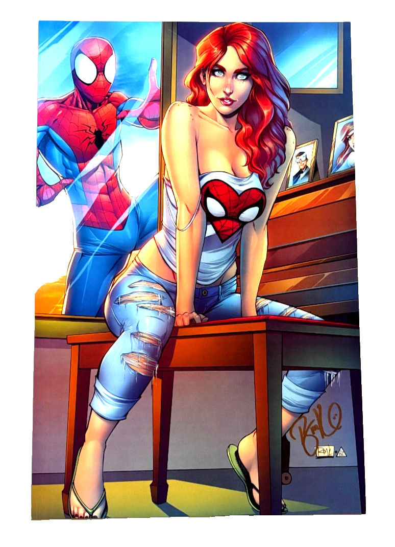 MARY JANE (SPIDERMAN) EXCLUSIVE SIGNED LIMITED EDITION ART PRINT NM+