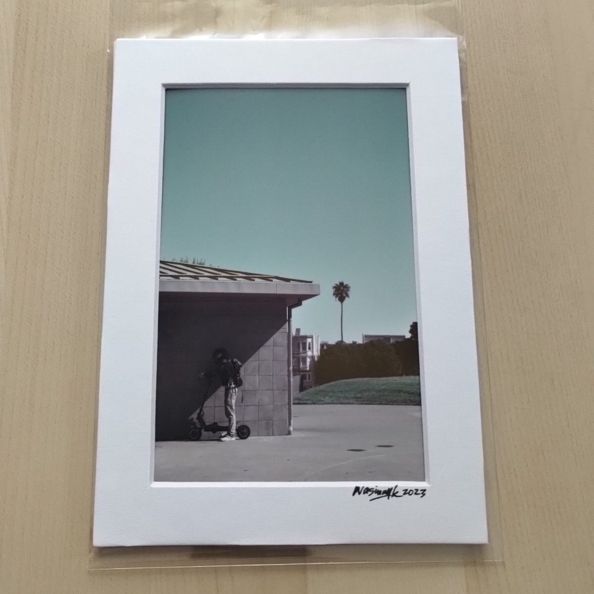 Matted Photo Print San Francisco Minimal Gig Modern Photography Home Decor