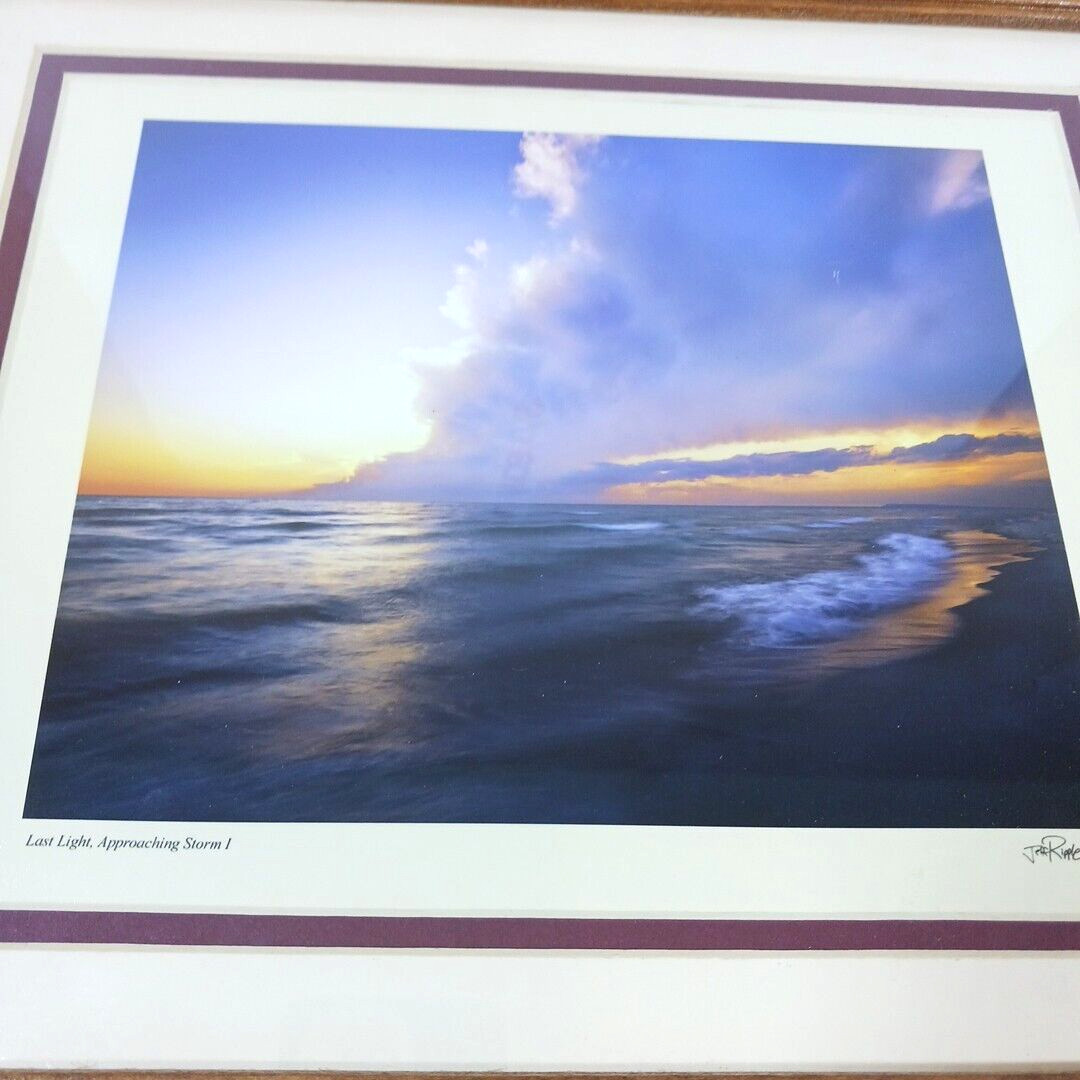 Jeff Ripple Photograph Ocean Beach Sunset Beachscape Signed Matt