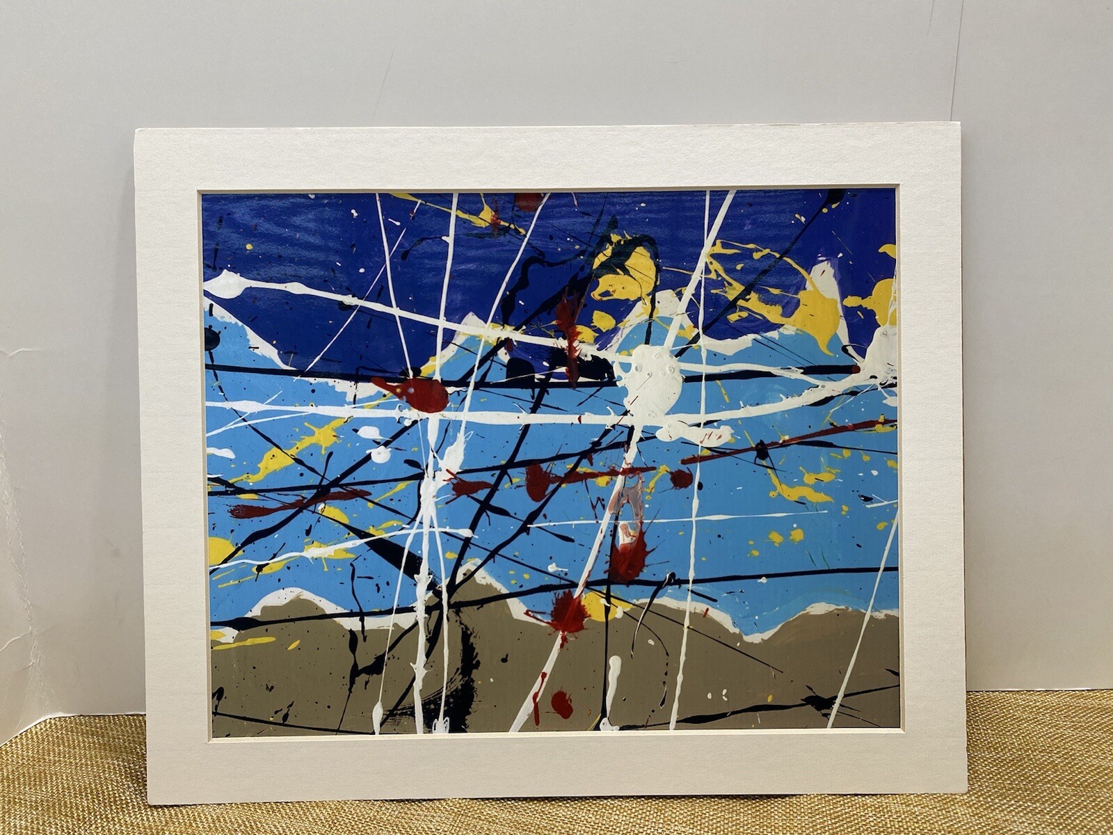 Photograph of Abstract Artwork Matte Included – New