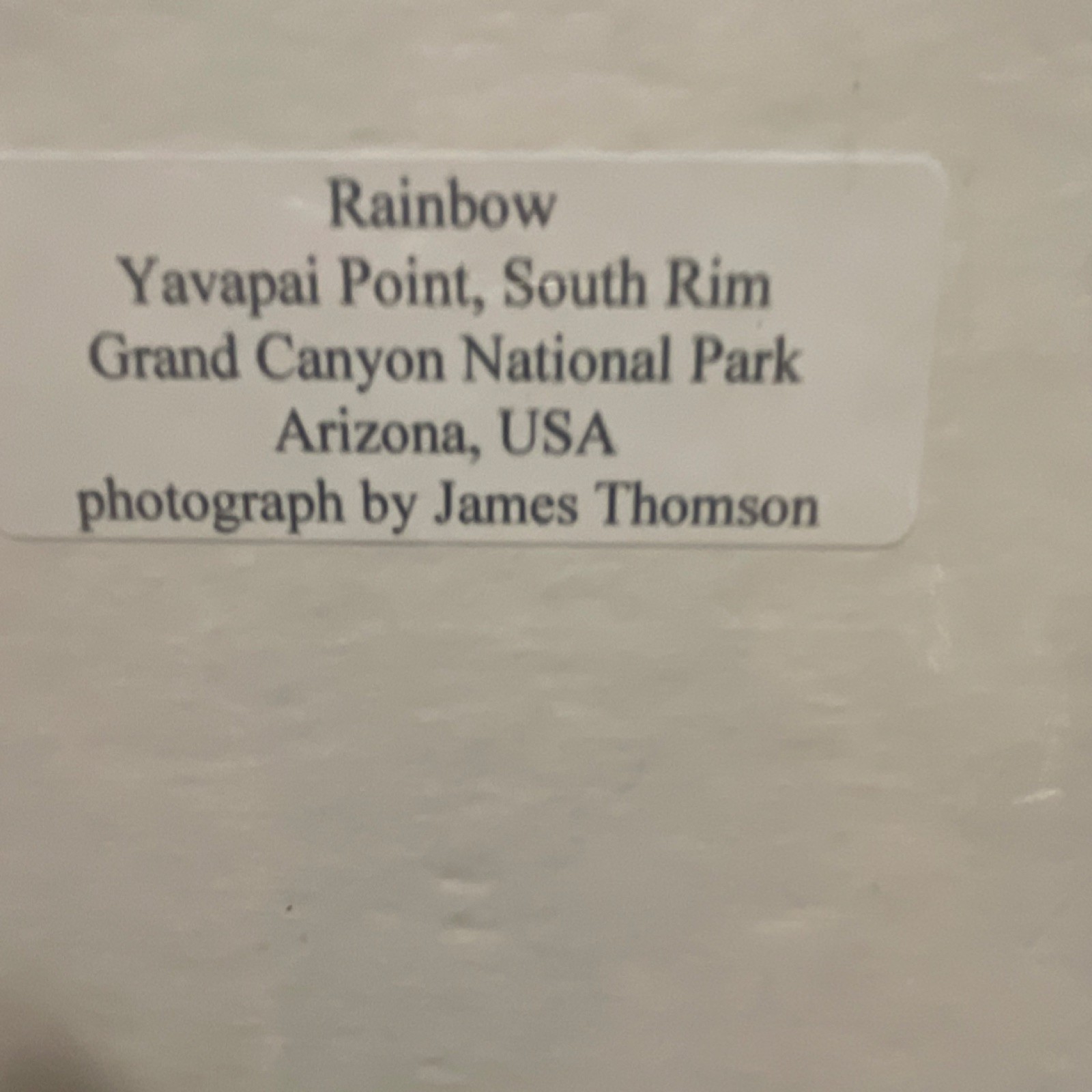 Grand Canyon South Rim Signed Landscape Photographs by James Thomson, Arizona