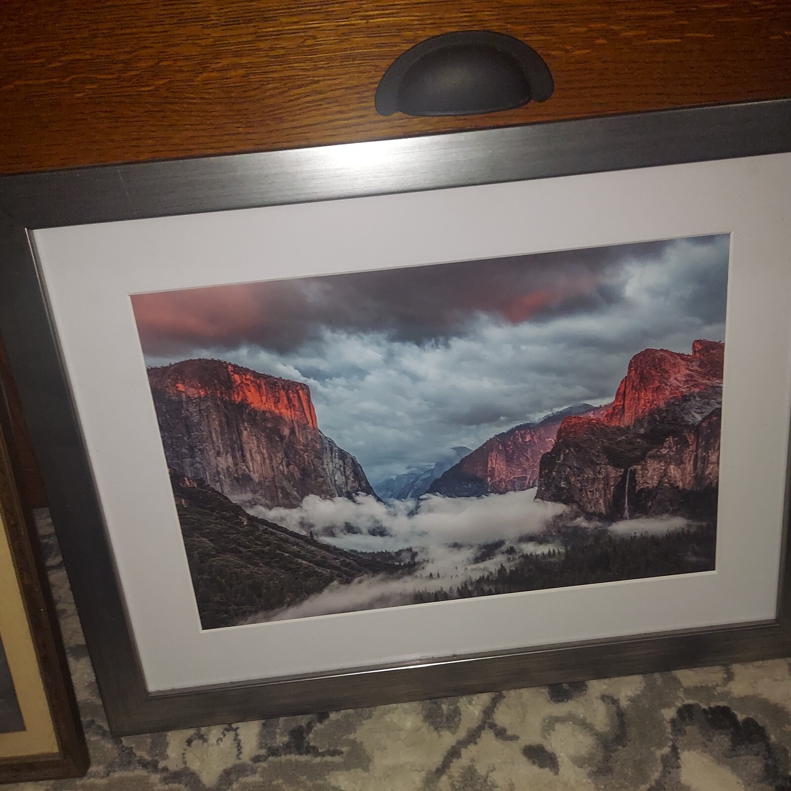 JIMMY CHIN Yosemite Sunset After The Storm Custom Framed Print L@@K Nature Photo