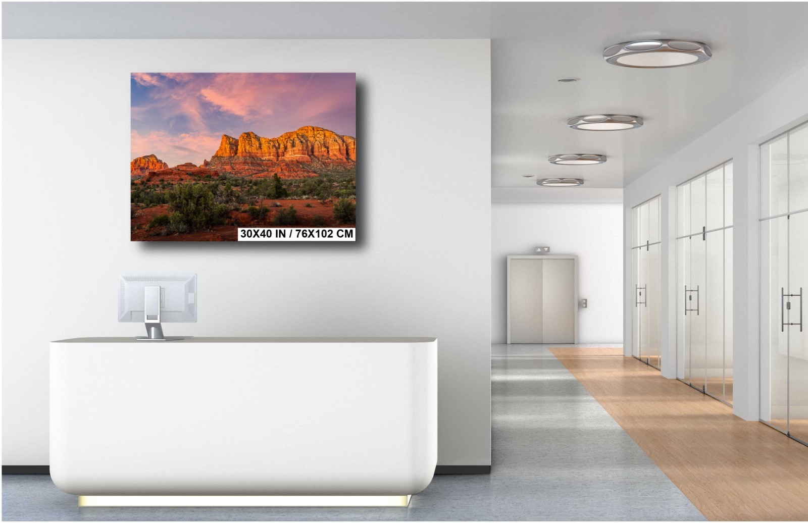 Sedona Arizona Red Rock Crossing Photography Wall Art Home Decor