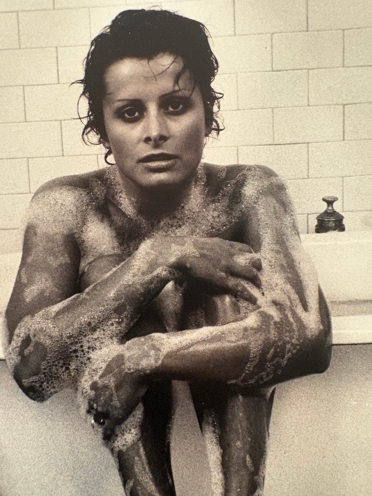 Woman in a Bath Tub-Archival Digital Pigment Print Photograph-80s-Mark Bugzester