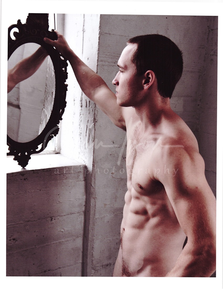 11 X 8.5 Alan Lyon Original Male Photo gay interest (5) Ben reflection