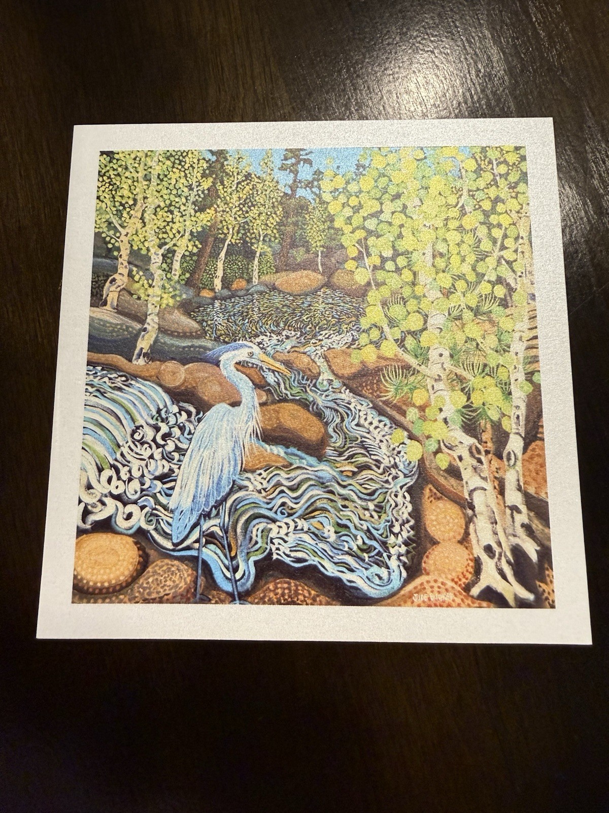 Jude bischoff Art Cards -set of 5 (5×5 Inches)