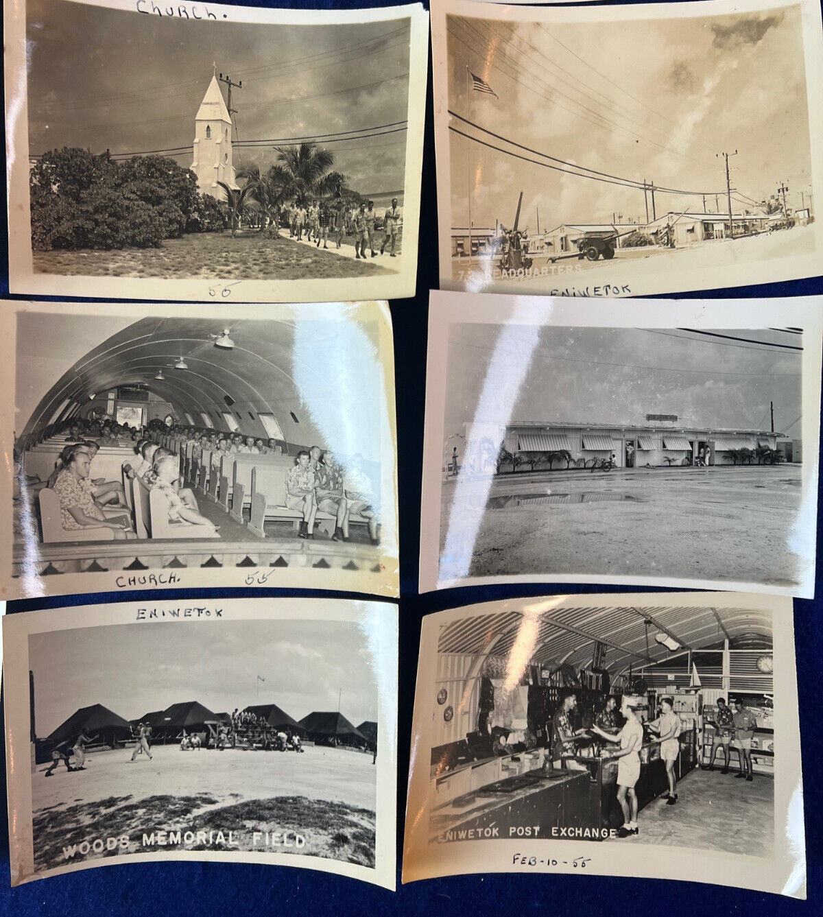 Photos of WWII Naval Base Now Destroyed by Nuclear Bomb Eniwetok Atoll Lot