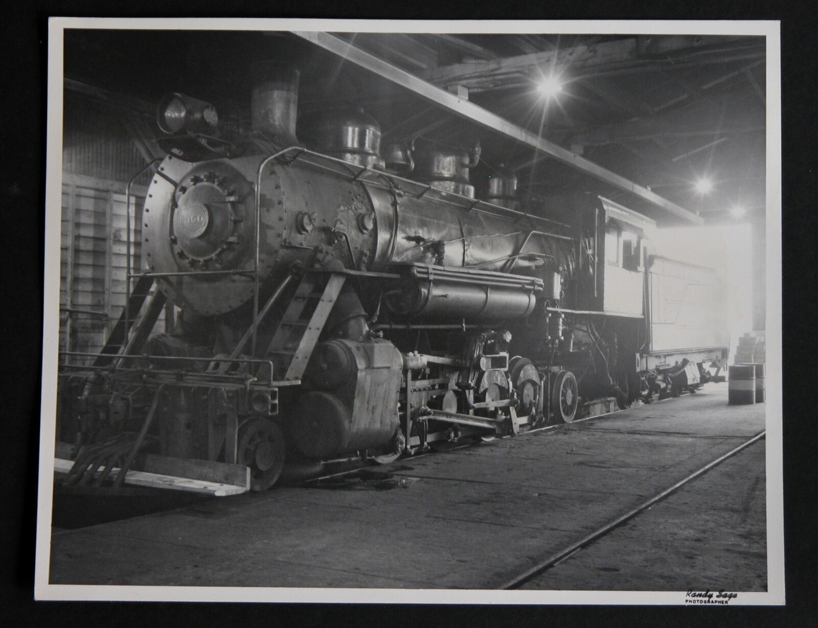 American Flyer Locomotive Engine 300 Photograph 8×10 Vtg 50s Railroad Railway